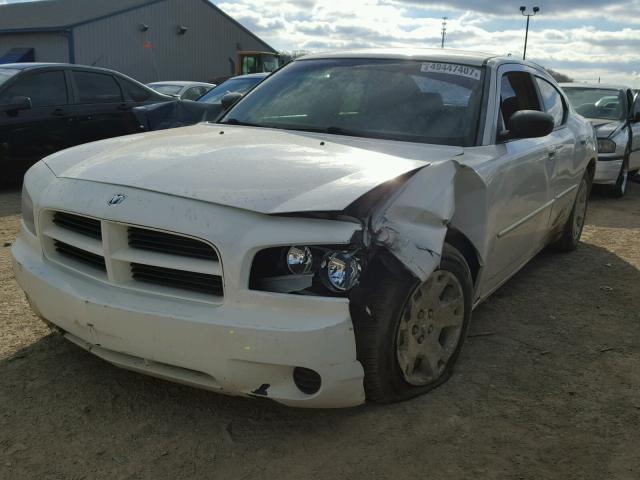 2B3KA43G57H730029 - 2007 DODGE CHARGER SE WHITE photo 2