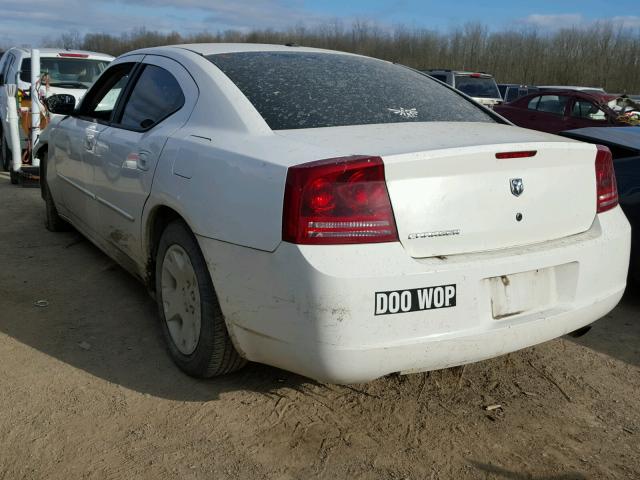 2B3KA43G57H730029 - 2007 DODGE CHARGER SE WHITE photo 3