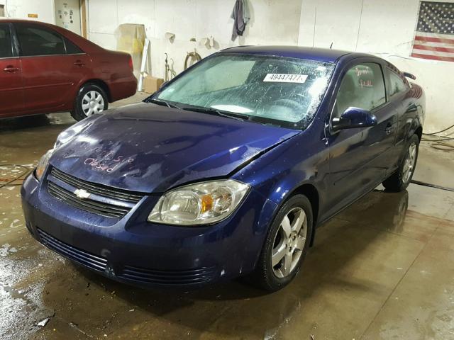 1G1AD1F5XA7222709 - 2010 CHEVROLET COBALT 1LT BLUE photo 2