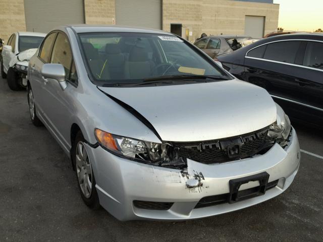 2HGFA1F53BH526574 - 2011 HONDA CIVIC LX SILVER photo 1