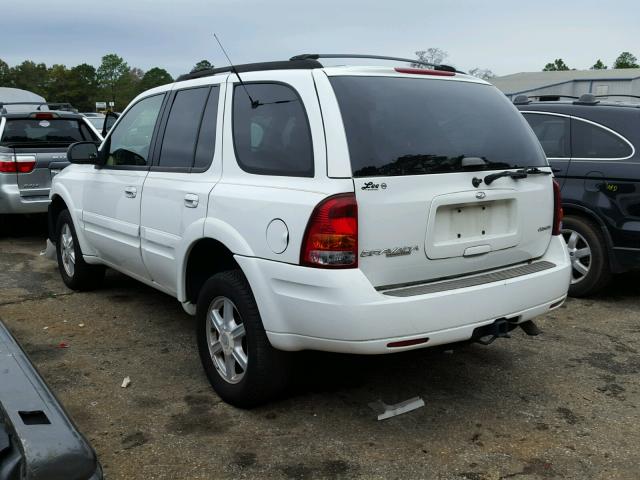 1GHDT13S722247223 - 2002 OLDSMOBILE BRAVADA WHITE photo 3