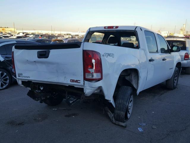 2GTEK13C091123620 - 2009 GMC SIERRA K15 WHITE photo 4