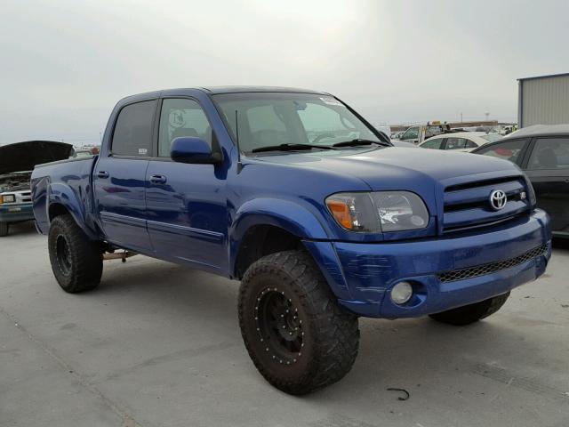 5TBET38116S555890 - 2006 TOYOTA TUNDRA DOU BLUE photo 1