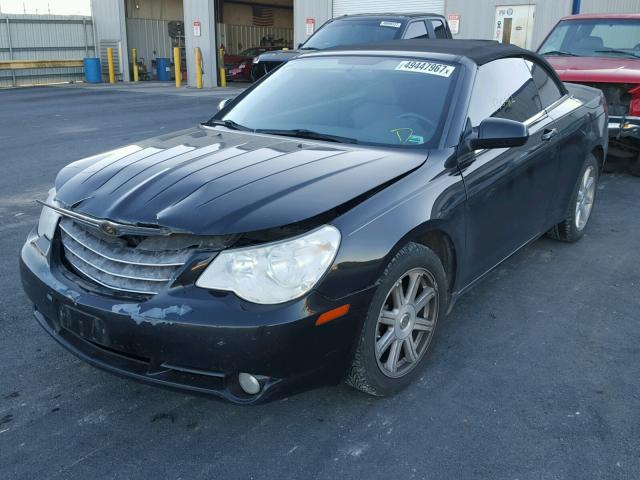 1C3LC55R68N573142 - 2008 CHRYSLER SEBRING TO BLACK photo 2