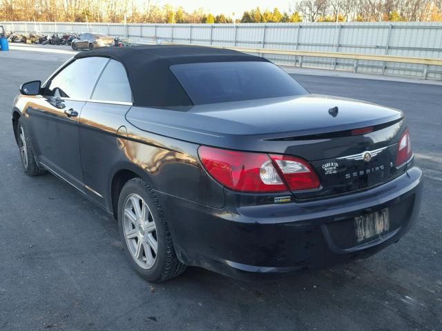 1C3LC55R68N573142 - 2008 CHRYSLER SEBRING TO BLACK photo 3