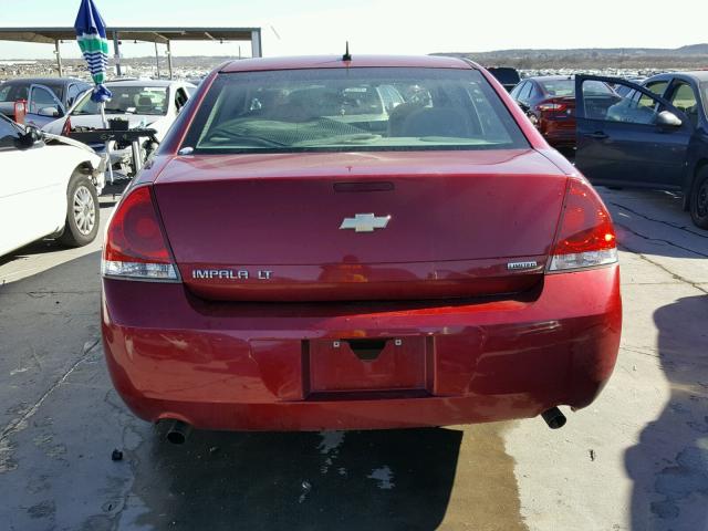 2G1WB5E34E1113541 - 2014 CHEVROLET IMPALA LIM RED photo 10