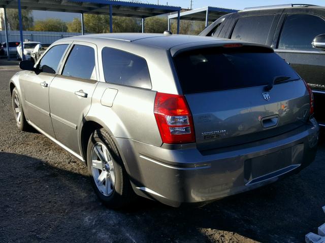 2D4FV48T25H567611 - 2005 DODGE MAGNUM SE GRAY photo 3