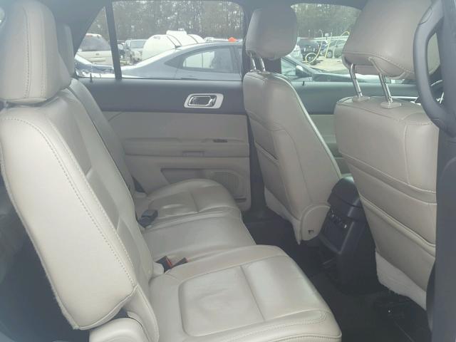 1FM5K7D86DGC37609 - 2013 FORD EXPLORER X WHITE photo 6