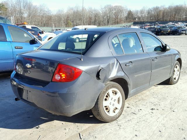 1G1AK58FX87165201 - 2008 CHEVROLET COBALT LS GRAY photo 4