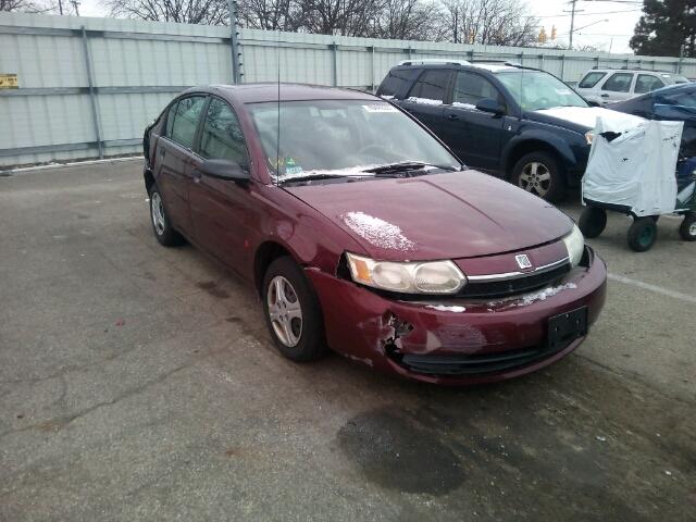 1G8AG52F23Z185323 - 2003 SATURN ION LEVEL MAROON photo 1