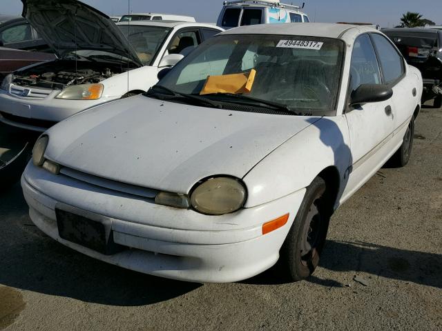 1B3ES47C7TD680288 - 1996 DODGE NEON HIGHL WHITE photo 2