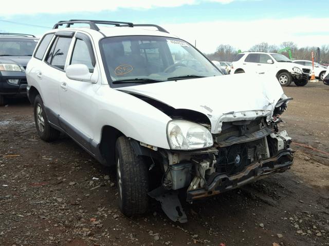 KM8SB12B24U577260 - 2004 HYUNDAI SANTA FE G WHITE photo 1