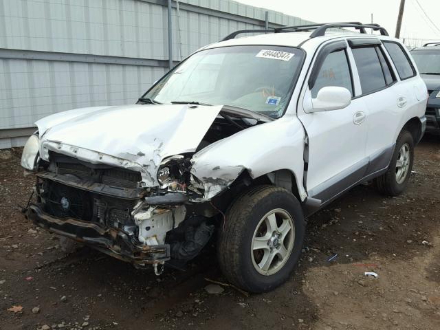 KM8SB12B24U577260 - 2004 HYUNDAI SANTA FE G WHITE photo 2