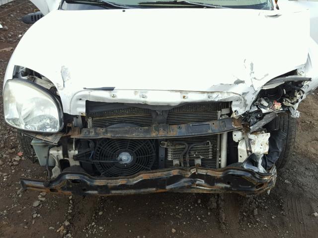 KM8SB12B24U577260 - 2004 HYUNDAI SANTA FE G WHITE photo 7