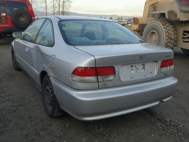 1HGEJ8140YL128222 - 2000 HONDA CIVIC EX SILVER photo 3