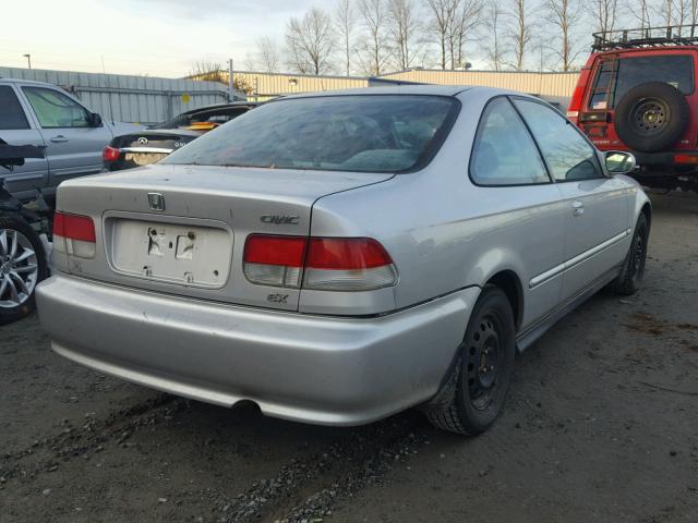 1HGEJ8140YL128222 - 2000 HONDA CIVIC EX SILVER photo 4