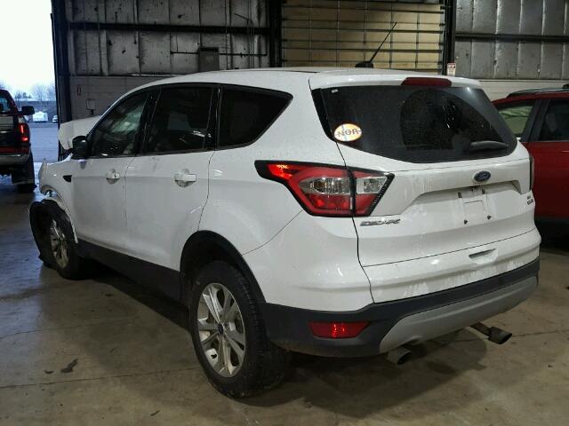 1FMCU9GD1HUA51201 - 2017 FORD ESCAPE SE WHITE photo 3