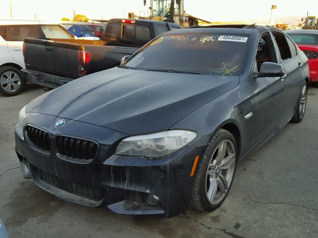 WBAFR9C55DDX80956 - 2013 BMW 550 I BLUE photo 2