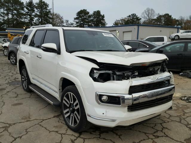 JTEZU5JR2G5141683 - 2016 TOYOTA 4RUNNER SR WHITE photo 1