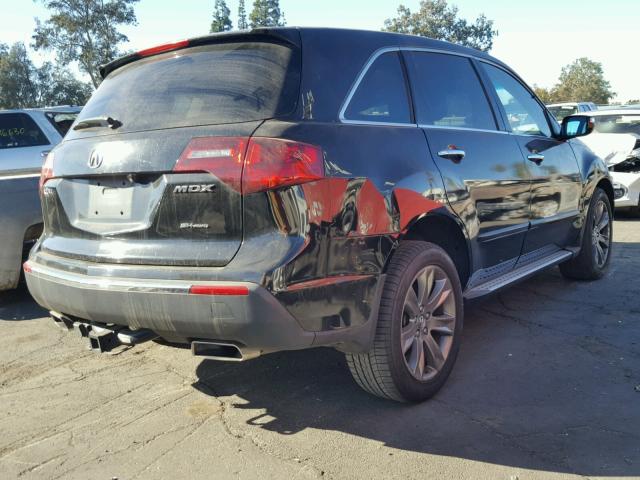 2HNYD2H71AH507954 - 2010 ACURA MDX ADVANC BLACK photo 4