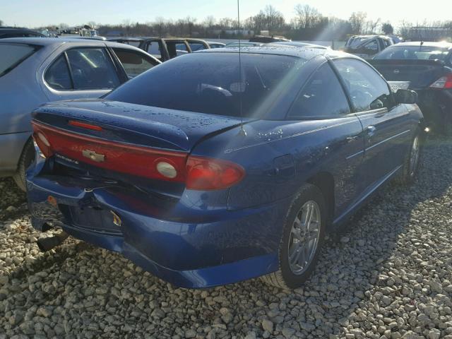 1G1JH12F247243562 - 2004 CHEVROLET CAVALIER L BLUE photo 4