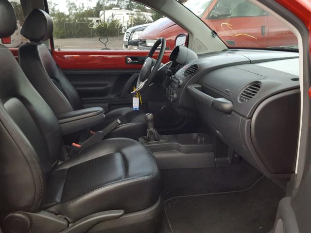 3VWRR31CX6M411707 - 2006 VOLKSWAGEN NEW BEETLE Qırmızı foto 5