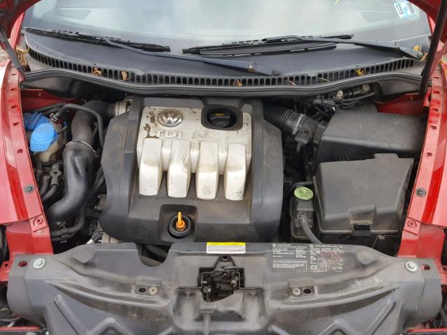 3VWRR31CX6M411707 - 2006 VOLKSWAGEN NEW BEETLE Qırmızı foto 7
