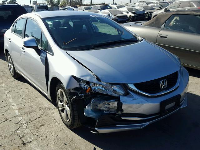 19XFB2F54DE254682 - 2013 HONDA CIVIC LX SILVER photo 1