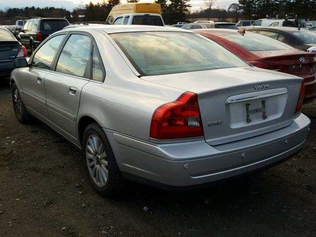 YV1TS592361437156 - 2006 VOLVO S80 2.5T SILVER photo 3