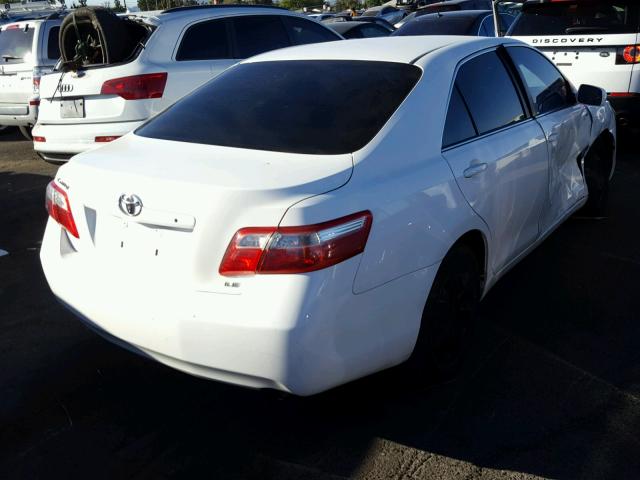 4T4BE46K89R073750 - 2009 TOYOTA CAMRY BASE WHITE photo 4