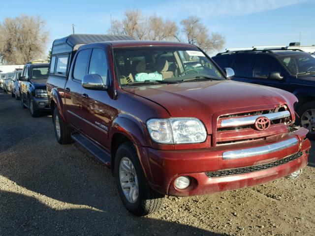 5TBDT44106S507353 - 2006 TOYOTA TUNDRA DOU MAROON photo 1