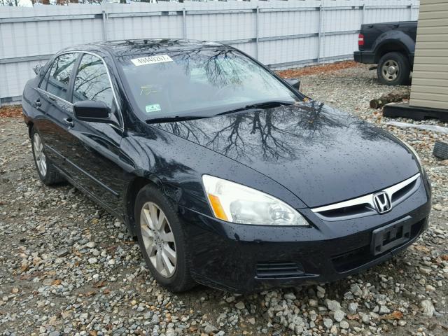 1HGCM66507A093972 - 2007 HONDA ACCORD EX BLACK photo 1