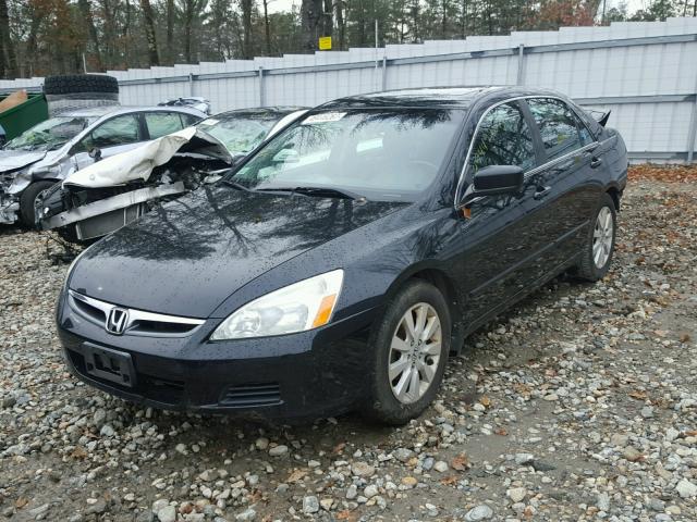 1HGCM66507A093972 - 2007 HONDA ACCORD EX BLACK photo 2