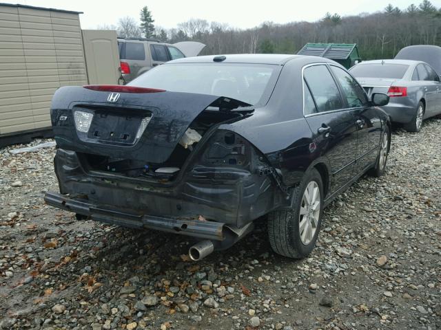 1HGCM66507A093972 - 2007 HONDA ACCORD EX BLACK photo 4