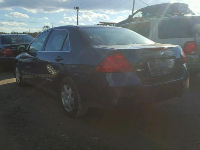 1HGCM56416A164435 - 2006 HONDA ACCORD LX BLUE photo 3