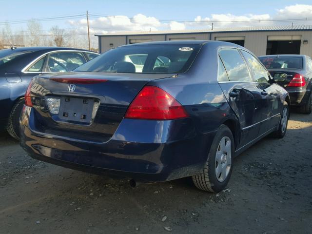 1HGCM56416A164435 - 2006 HONDA ACCORD LX BLUE photo 4