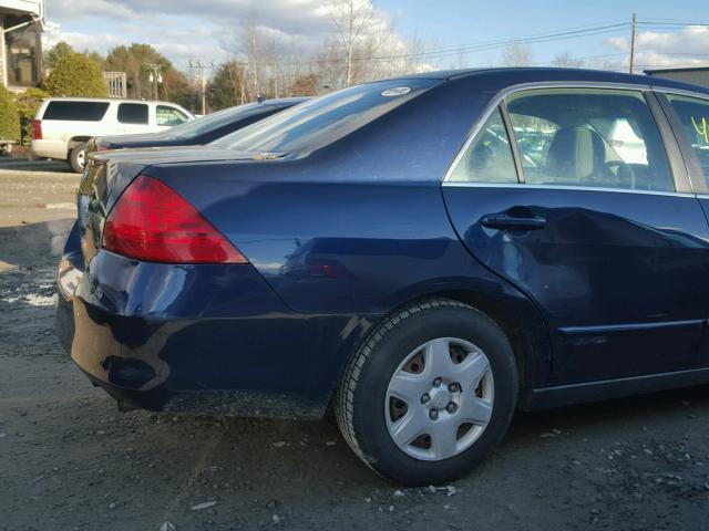 1HGCM56416A164435 - 2006 HONDA ACCORD LX BLUE photo 9