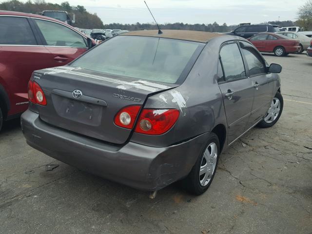 1NXBR32E15Z370023 - 2005 TOYOTA COROLLA CE GRAY photo 4