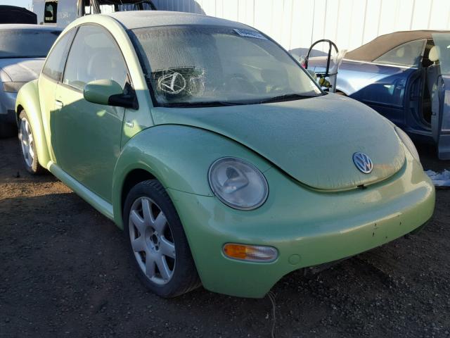 3VWDD21C21M447614 - 2001 VOLKSWAGEN NEW BEETLE GREEN photo 1