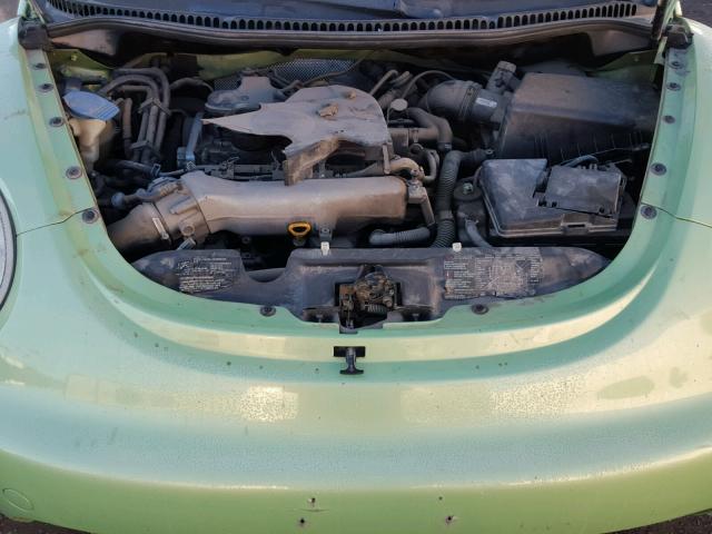 3VWDD21C21M447614 - 2001 VOLKSWAGEN NEW BEETLE 绿色 照片 7