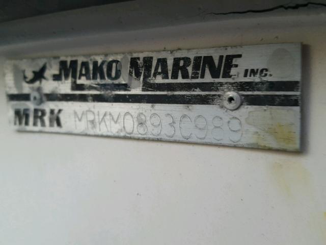 MRKM0893C989 - 1989 MAKO MAKO 230 WHITE photo 10