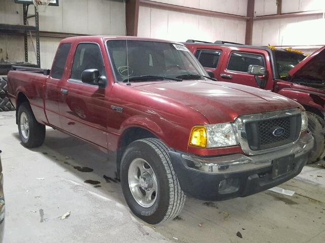 1FTZR45E04PB65455 - 2004 FORD RANGER SUP RED photo 1