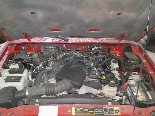 1FTZR45E04PB65455 - 2004 FORD RANGER SUP RED photo 7