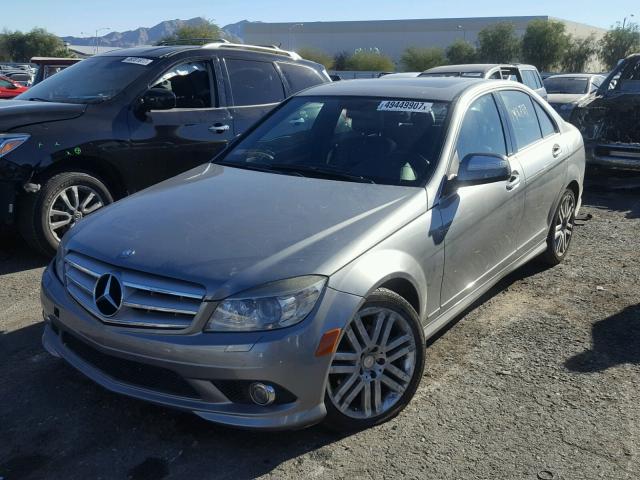 WDDGF54X28R017333 - 2008 MERCEDES-BENZ C 300 GRAY photo 2