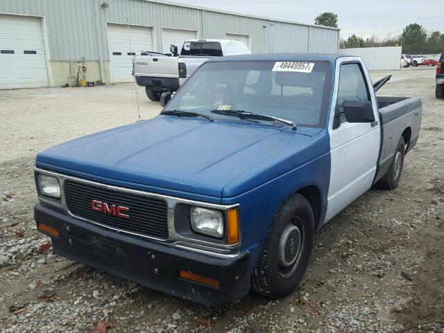 1GCCS14E2M2140354 - 1991 CHEVROLET S TRUCK S1 BLUE photo 2