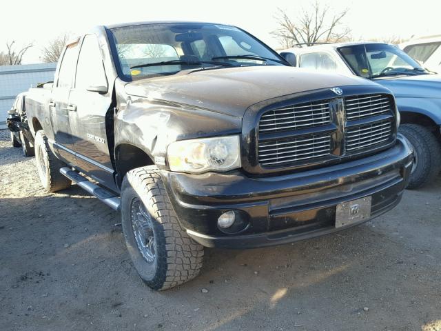 1D7HU18D53S325620 - 2003 DODGE RAM 1500 S BLACK photo 1