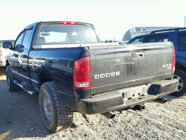 1D7HU18D53S325620 - 2003 DODGE RAM 1500 S BLACK photo 3