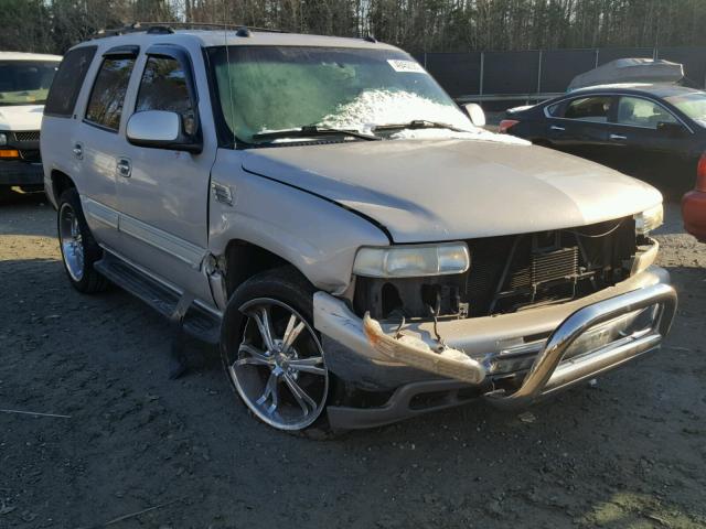 1GNEK13Z74J319824 - 2004 CHEVROLET TAHOE K150 BEIGE photo 1