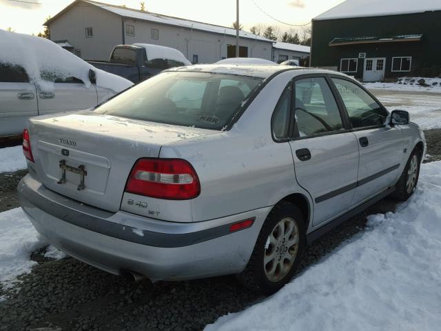 YV1VS29571F739465 - 2001 VOLVO S40 1.9T GRAY photo 4