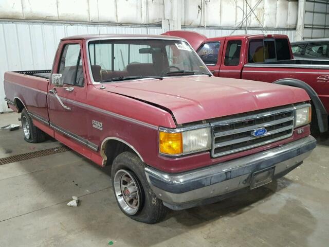 1FTDF15N7LLA86288 - 1990 FORD F150 RED photo 1